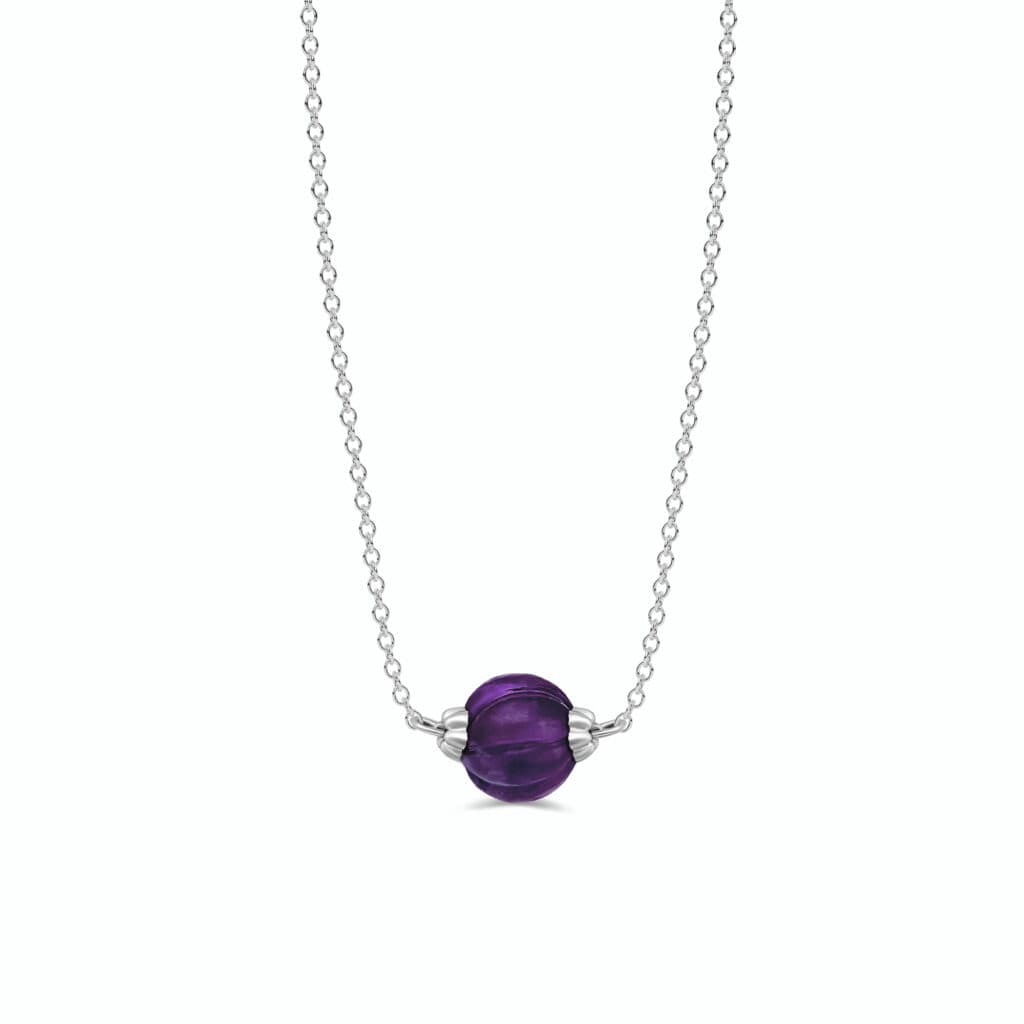 DHAIRYA - Amethyst capricorn necklace
